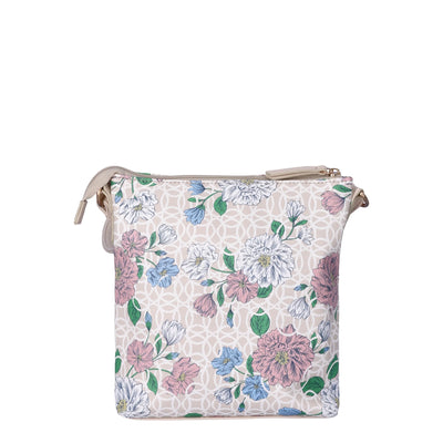 Time and Tru Women's Norah Crossbody Shoulder Bag, Floral