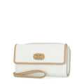 ime and Tru Women's Ainsley Bulk Clutch Wallet Vinyl Cream