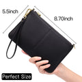 Sendefn Leather Wristlet Clutch Small Women Crossbody Shoulder Bag Wallet Purses RIFD Card Slots